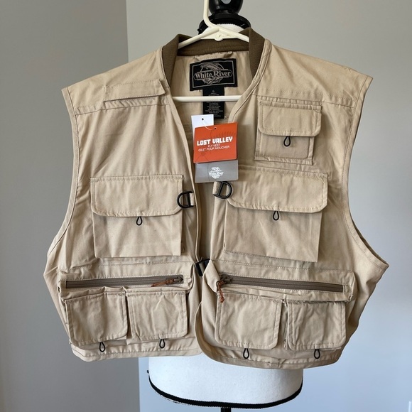 White River Fly Shop Journey Man Full Vest XL Brass Pro Shop NWT Fishing outdoor - Picture 11 of 13